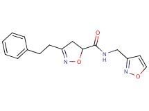 N-(3-isoxazolylmethyl)-3-(2-phenylethyl)-4,5-dihydro-5-isoxazolecarboxamide