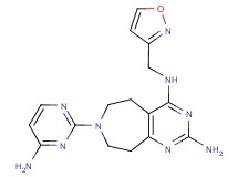7-(4-aminopyrimidin-2-yl)-N~4~-(isoxazol-3-ylmethyl)-6,7,8,9-tetrahydro-5H-pyrimido[4,5-d]azepine-2,4-diamine