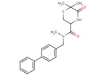 N-(biphenyl-4-ylmethyl)-N,6,6-trimethyl-5-oxothiomorpholine-3-carboxamide