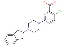 3-chloro-6-[4-(2,3-dihydro-1H-inden-2-yl)piperazin-1-yl]pyridine-2-carboxylic acid