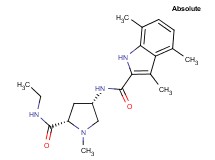 N-{(3S,5S)-5-[(ethylamino)carbonyl]-1-methylpyrrolidin-3-yl}-3,4,7-trimethyl-1H-indole-2-carboxamide