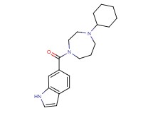 6-[(4-cyclohexyl-1,4-diazepan-1-yl)carbonyl]-1H-indole