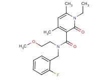1-ethyl-N-(2-fluorobenzyl)-N-(2-methoxyethyl)-4,6-dimethyl-2-oxo-1,2-dihydropyridine-3-carboxamide