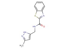 N-[(3-methyl-1H-pyrazol-5-yl)methyl]-1,3-benzothiazole-2-carboxamide