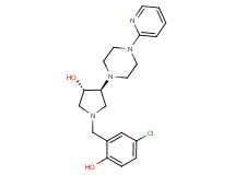 (3S*,4S*)-1-(5-chloro-2-hydroxybenzyl)-4-[4-(2-pyridinyl)-1-piperazinyl]-3-pyrrolidinol
