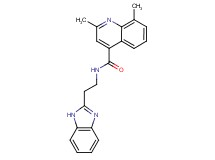 N-[2-(1H-benzimidazol-2-yl)ethyl]-2,8-dimethyl-4-quinolinecarboxamide