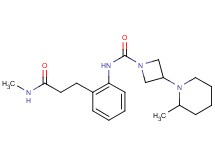 N-{2-[3-(methylamino)-3-oxopropyl]phenyl}-3-(2-methylpiperidin-1-yl)azetidine-1-carboxamide