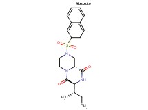(3S,9aR)-3-[(1S)-1-methylpropyl]-8-(2-naphthylsulfonyl)tetrahydro-2H-pyrazino[1,2-a]pyrazine-1,4(3H,6H)-dione