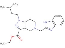 ethyl 5-(1H-benzimidazol-2-ylmethyl)-1-(3-methylbutyl)-4,5,6,7-tetrahydro-1H-pyrazolo[4,3-c]pyridine-3-carboxylate