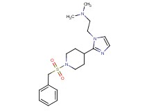 (2-{2-[1-(benzylsulfonyl)-4-piperidinyl]-1H-imidazol-1-yl}ethyl)dimethylamine
