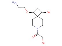 (1R*,3S*)-3-(2-aminoethoxy)-7-glycoloyl-7-azaspiro[3.5]nonan-1-ol