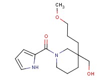 [3-(3-methoxypropyl)-1-(1H-pyrrol-2-ylcarbonyl)-3-piperidinyl]methanol