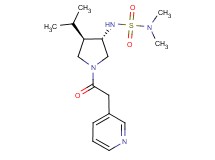 N'-[(3S*,4R*)-4-isopropyl-1-(3-pyridinylacetyl)-3-pyrrolidinyl]-N,N-dimethylsulfamide