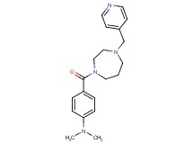 N,N-dimethyl-4-{[4-(4-pyridinylmethyl)-1,4-diazepan-1-yl]carbonyl}aniline