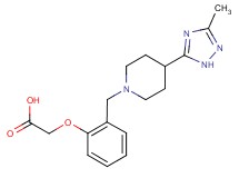(2-{[4-(3-methyl-1H-1,2,4-triazol-5-yl)piperidin-1-yl]methyl}phenoxy)acetic acid