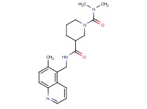 N~1~,N~1~-dimethyl-N~3~-[(6-methyl-5-quinolinyl)methyl]-1,3-piperidinedicarboxamide