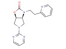 (3aS*,6aR*)-3-[2-(2-pyridinyl)ethyl]-5-(2-pyrimidinyl)hexahydro-2H-pyrrolo[3,4-d][1,3]oxazol-2-one