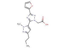 [3-(2-furyl)-5-(1-methyl-3-propyl-1H-pyrazol-5-yl)-1H-1,2,4-triazol-1-yl]acetic acid