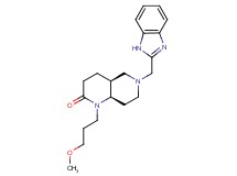 (4aS*,8aR*)-6-(1H-benzimidazol-2-ylmethyl)-1-(3-methoxypropyl)octahydro-1,6-naphthyridin-2(1H)-one