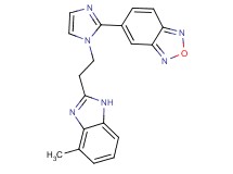 5-{1-[2-(4-methyl-1H-benzimidazol-2-yl)ethyl]-1H-imidazol-2-yl}-2,1,3-benzoxadiazole