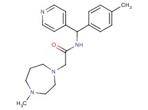 2-(4-methyl-1,4-diazepan-1-yl)-N-[(4-methylphenyl)(pyridin-4-yl)methyl]acetamide