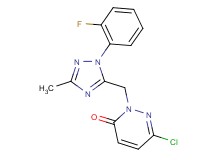 6-chloro-2-{[1-(2-fluorophenyl)-3-methyl-1H-1,2,4-triazol-5-yl]methyl}pyridazin-3(2H)-one