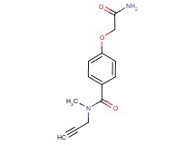 4-(2-amino-2-oxoethoxy)-N-methyl-N-prop-2-yn-1-ylbenzamide