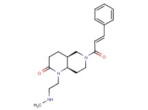 rel-(4aS,8aR)-1-[2-(methylamino)ethyl]-6-[(2E)-3-phenyl-2-propenoyl]octahydro-1,6-naphthyridin-2(1H)-one hydrochloride