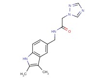N-[(2,3-dimethyl-1H-indol-5-yl)methyl]-2-(1H-1,2,4-triazol-1-yl)acetamide