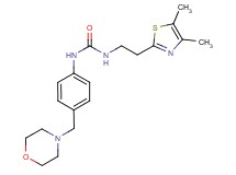 N-[2-(4,5-dimethyl-1,3-thiazol-2-yl)ethyl]-N'-[4-(morpholin-4-ylmethyl)phenyl]urea