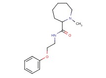 1-methyl-N-(2-phenoxyethyl)-2-azepanecarboxamide