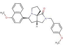 (3aS*,5S*,9aS*)-2-(4-methoxybenzyl)-5-(4-methoxy-1-naphthyl)hexahydro-7H-pyrrolo[3,4-g]pyrrolizin-1(2H)-one