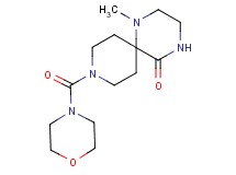 1-methyl-9-(morpholin-4-ylcarbonyl)-1,4,9-triazaspiro[5.5]undecan-5-one