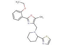 1-{[2-(2-ethoxyphenyl)-5-methyl-1,3-oxazol-4-yl]methyl}-2-(1,3-thiazol-2-yl)piperidine