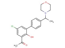 1-[5-chloro-2-hydroxy-4'-(1-morpholin-4-ylethyl)biphenyl-3-yl]ethanone