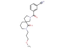 3-{[7-(3-methoxypropyl)-6-oxo-2,7-diazaspiro[4.5]dec-2-yl]carbonyl}benzonitrile