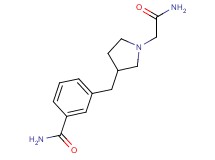 3-{[1-(2-amino-2-oxoethyl)pyrrolidin-3-yl]methyl}benzamide