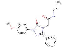 N-allyl-2-[1-(4-methoxyphenyl)-5-oxo-3-phenyl-1,5-dihydro-4H-1,2,4-triazol-4-yl]acetamide
