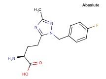 (2S)-2-amino-4-[1-(4-fluorobenzyl)-3-methyl-1H-1,2,4-triazol-5-yl]butanoic acid