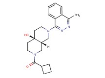 (4aR*,8aR*)-2-(cyclobutylcarbonyl)-7-(4-methylphthalazin-1-yl)octahydro-2,7-naphthyridin-4a(2H)-ol