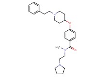 N-methyl-4-{[1-(2-phenylethyl)-4-piperidinyl]oxy}-N-[2-(1-pyrrolidinyl)ethyl]benzamide