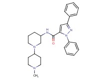 N-(1'-methyl-1,4'-bipiperidin-3-yl)-1,3-diphenyl-1H-pyrazole-5-carboxamide