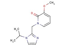 1-[(1-isopropyl-1H-imidazol-2-yl)methyl]-3-methoxypyridin-2(1H)-one