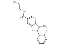 2-(2-chlorophenyl)-N-(2-hydroxyethyl)-3-methyl-3H-imidazo[4,5-b]pyridine-6-carboxamide
