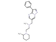 N-methyl-2-(2-methylpiperidin-1-yl)-N-[(3-phenylpyrazolo[1,5-a]pyrimidin-6-yl)methyl]ethanamine