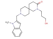2-(3-hydroxypropyl)-9-[(1-methyl-1H-indol-2-yl)methyl]-2,9-diazaspiro[5.5]undecan-3-one