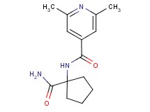 N-[1-(aminocarbonyl)cyclopentyl]-2,6-dimethylisonicotinamide