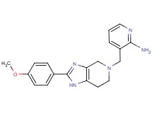 3-{[2-(4-methoxyphenyl)-1,4,6,7-tetrahydro-5H-imidazo[4,5-c]pyridin-5-yl]methyl}pyridin-2-amine