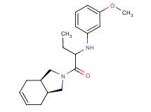 N-{1-[(3aR*,7aS*)-1,3,3a,4,7,7a-hexahydro-2H-isoindol-2-ylcarbonyl]propyl}-3-methoxyaniline