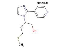 (2S)-4-(methylthio)-2-(2-pyridin-4-yl-1H-imidazol-1-yl)butan-1-ol